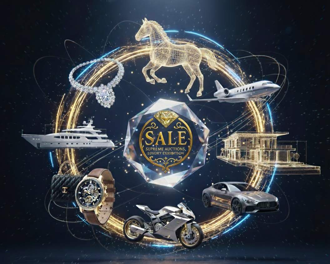 Luxury Auction Platform - Private Jets, Yachts, Villas, Cars, Rare Antiques